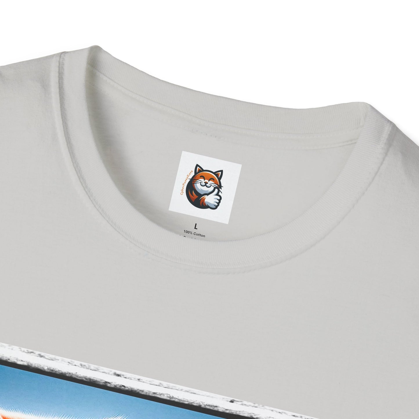 Wacky Exotic Shorthair Cat Unisex Softstyle T-Shirt