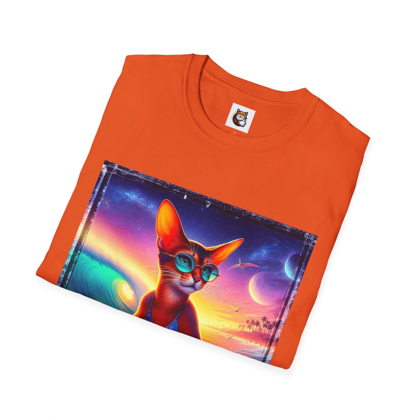 Abyssinian surfer Softstyle T-Shirt