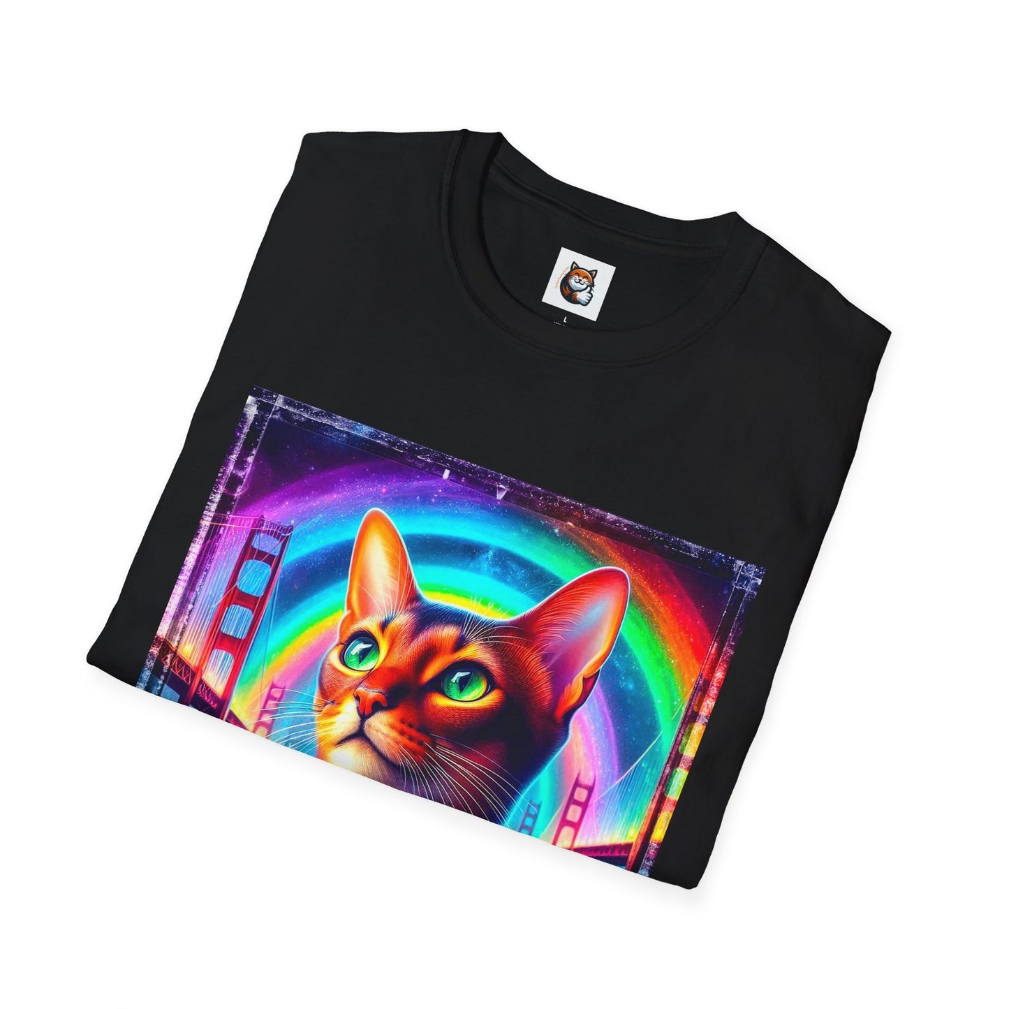 Abyssinian rainbow Softstyle T-Shirt