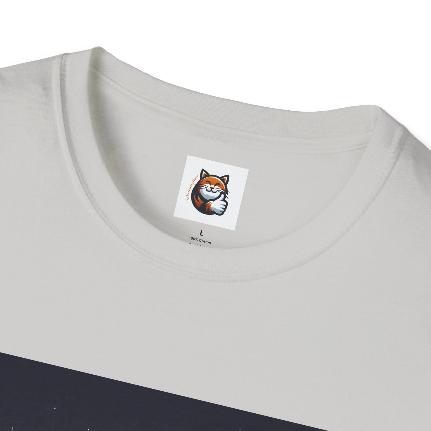 Wacky Domestic Cat Unisex Softstyle T-Shirt