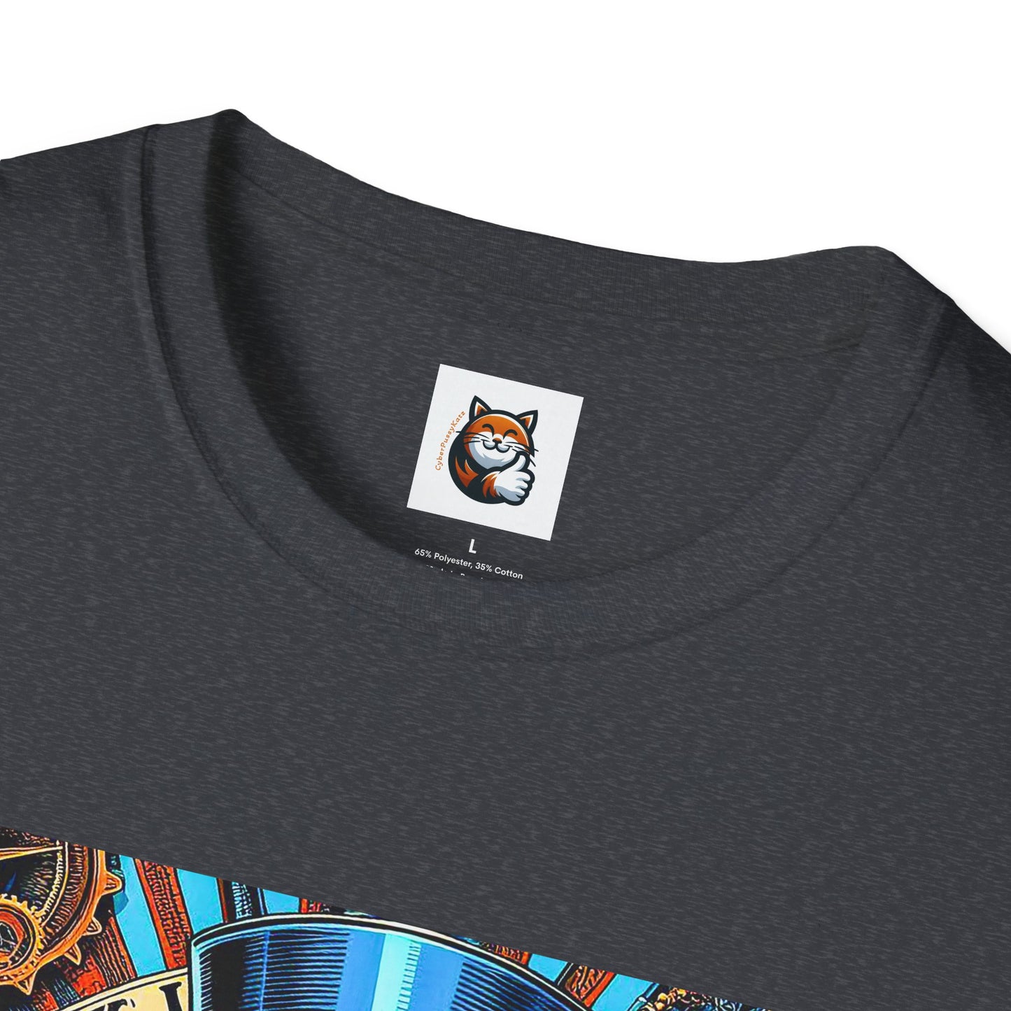 Russian Blue Cat Unisex Softstyle T-Shirt