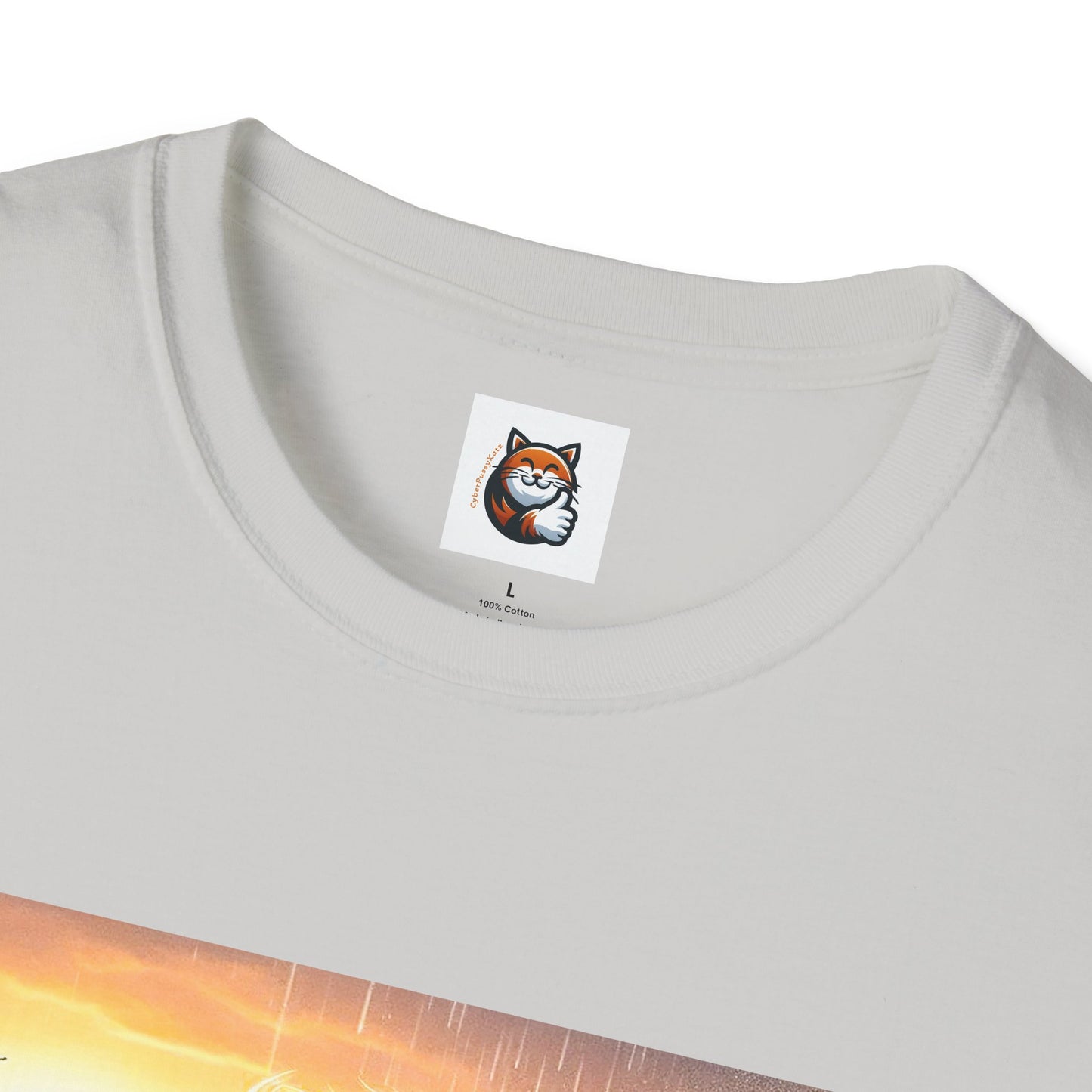Selkirk Rex Cat T-Shirt -handsome surfer