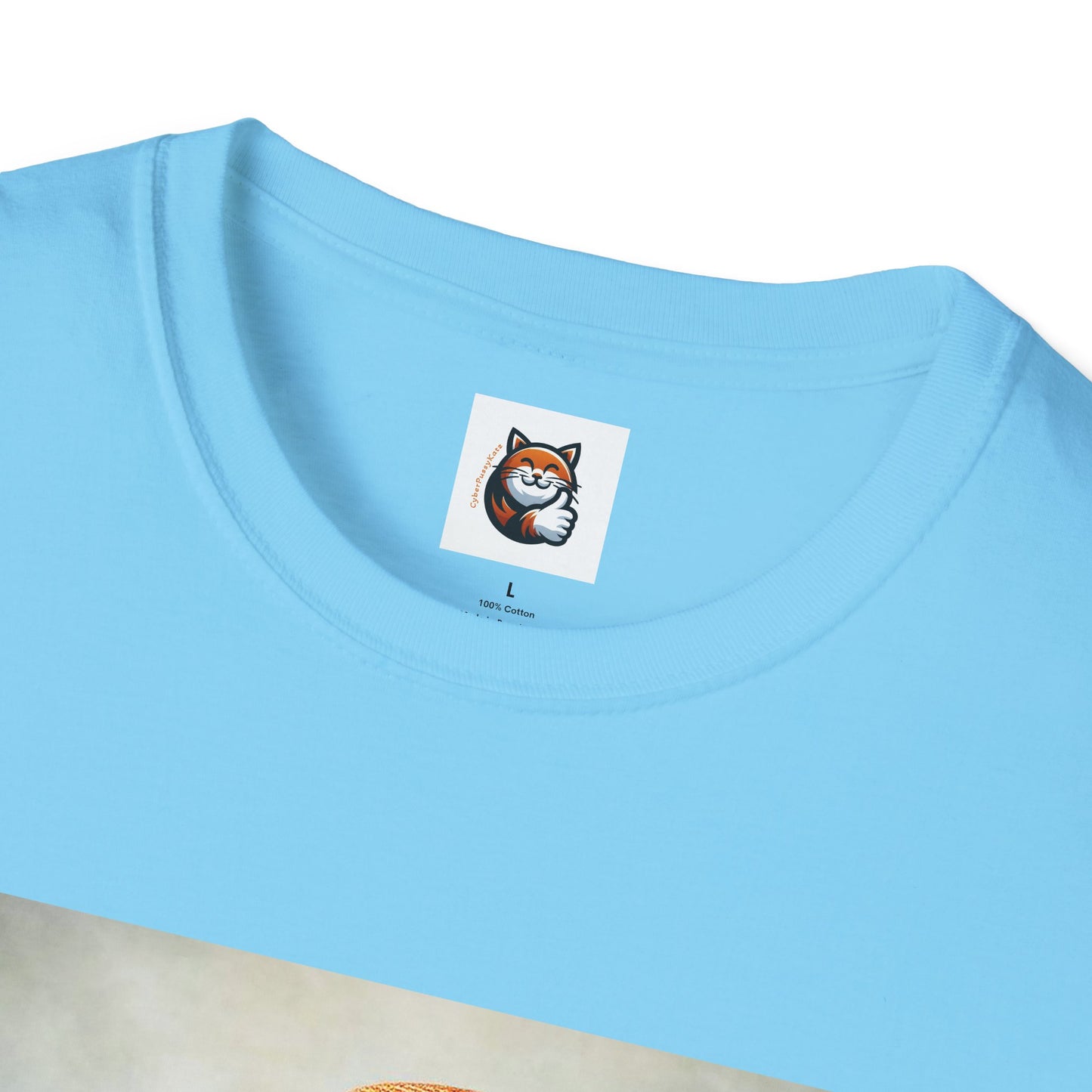British Shorthair  hat and bow Unisex Softstyle T-Shirt