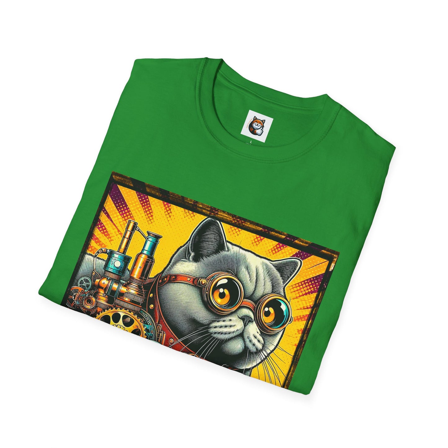 British Shorthair steam punk Softstyle T-Shirt