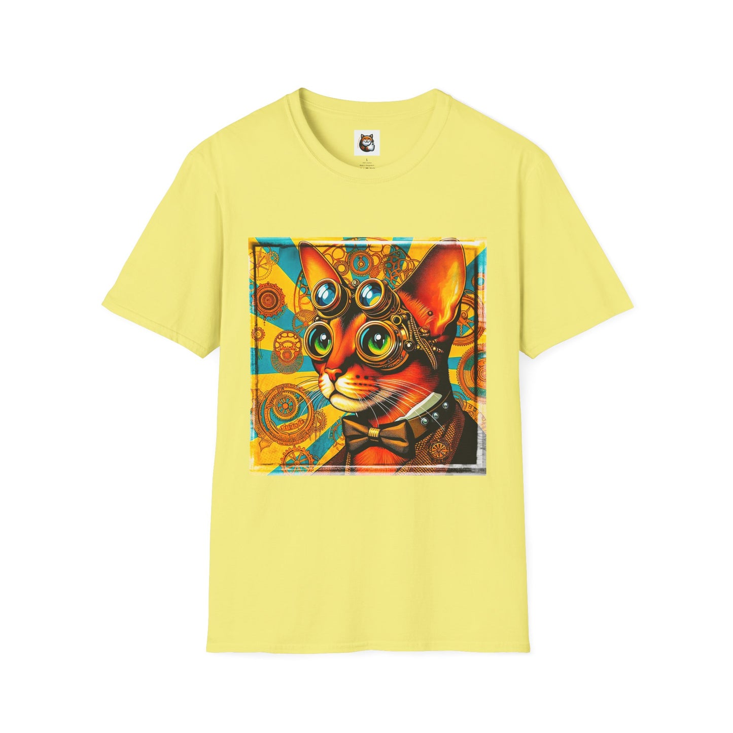 Abyssinian Unisex  steam punk Softstyle T-Shirt