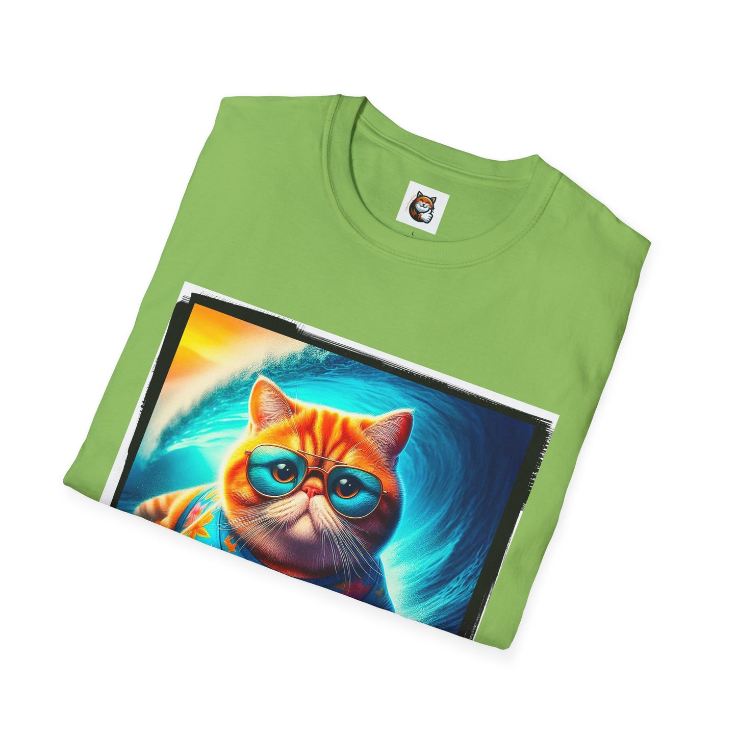 Exotic Shorthair Cat Unisex Softstyle T-Shirt