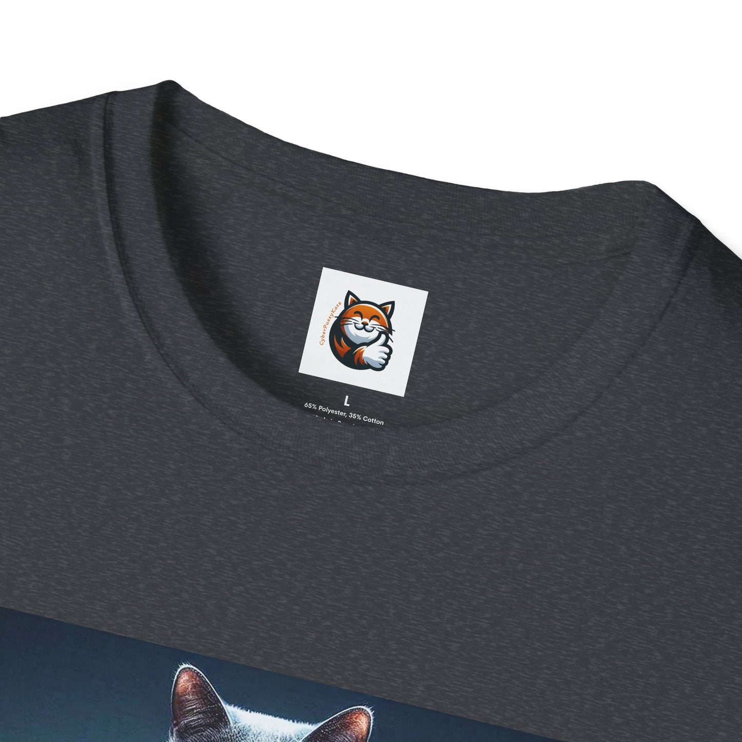 Russian Blue Cat Unisex Softstyle T-Shirt