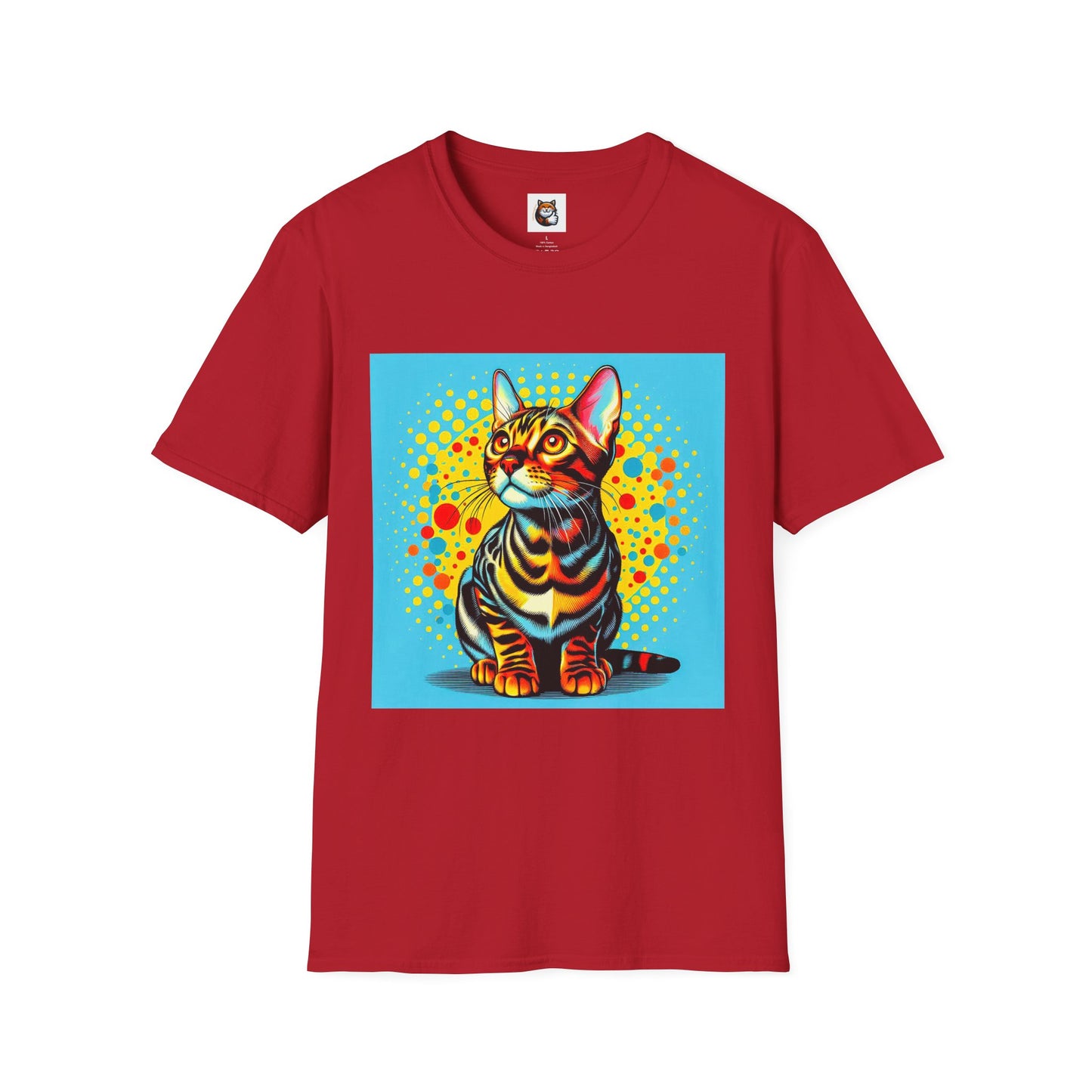 Bengal Unisex spots anf stripes  colors Softstyle T-Shirt