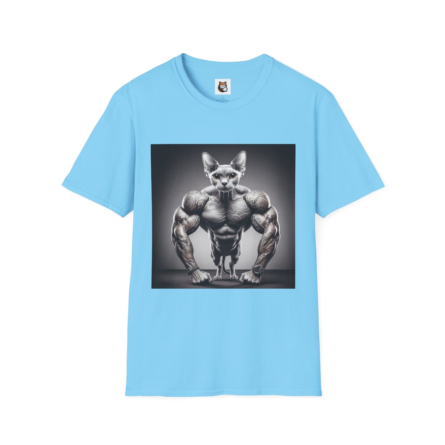 Devon Rex Cat Unisex Softstyle T-Shirt