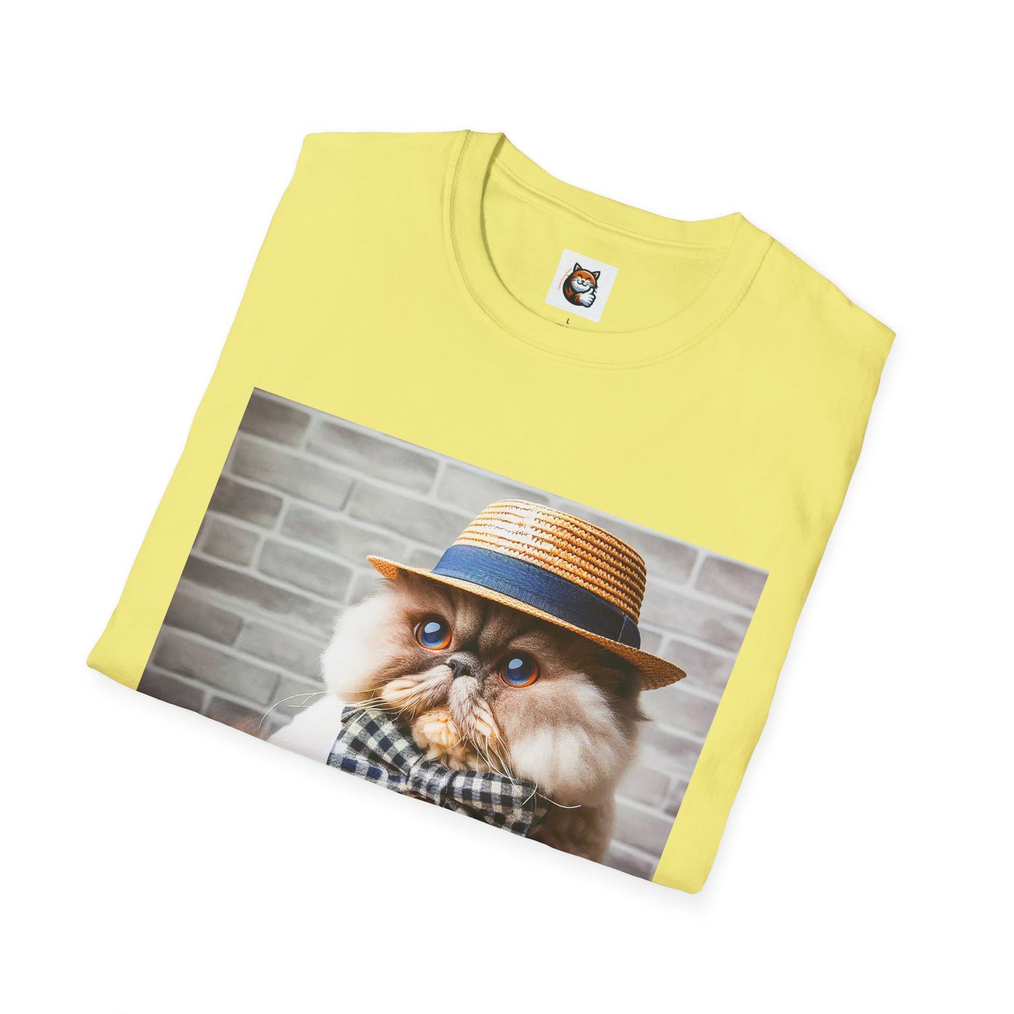 Selkirk Rex Cat T-Shirt hat and bow tie
