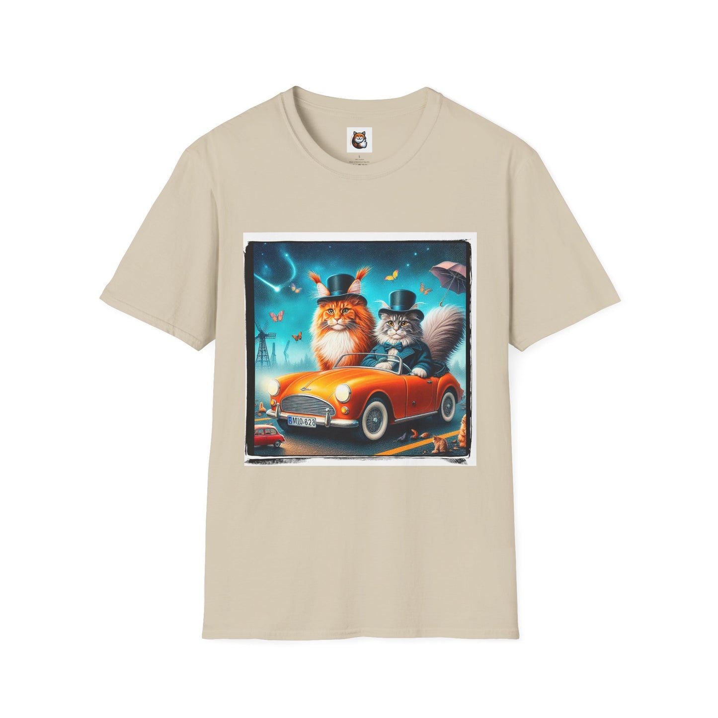 Wacky Maine Coon Unisex Softstyle T-Shirt