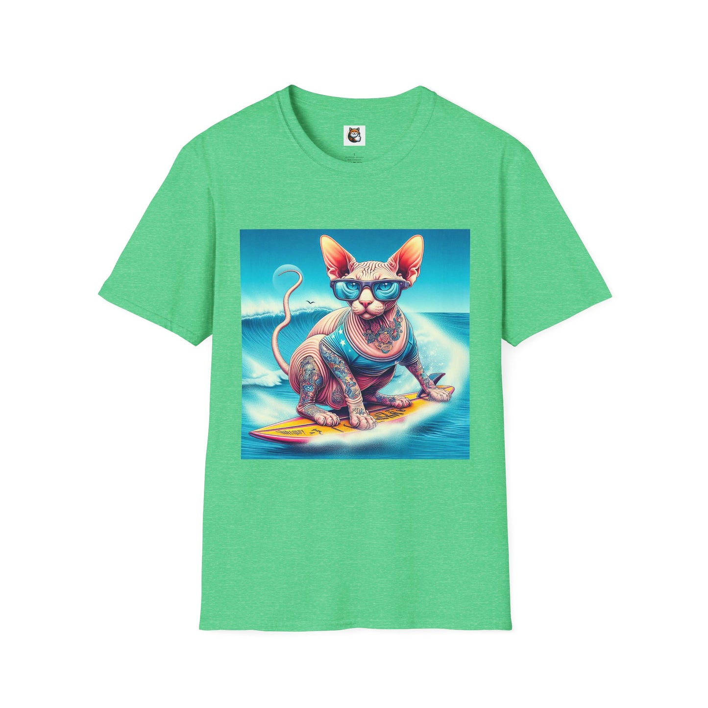 Sphynx Cat surfing beauty shirt