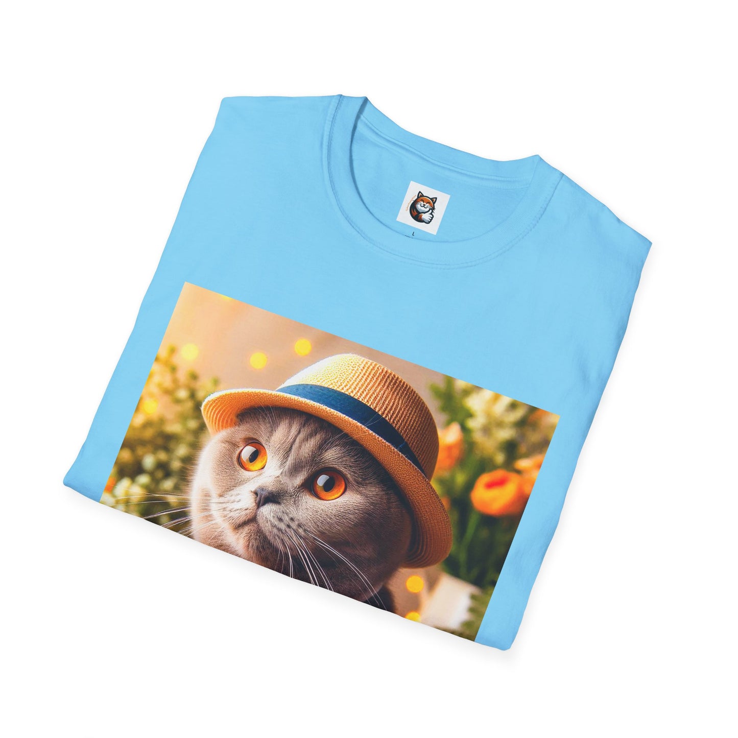 Scottish Fold Cat top hat T-Shirt