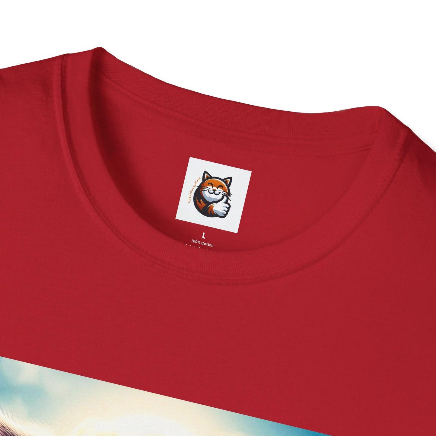 Selkirk Rex Cat T-Shirt  beach day