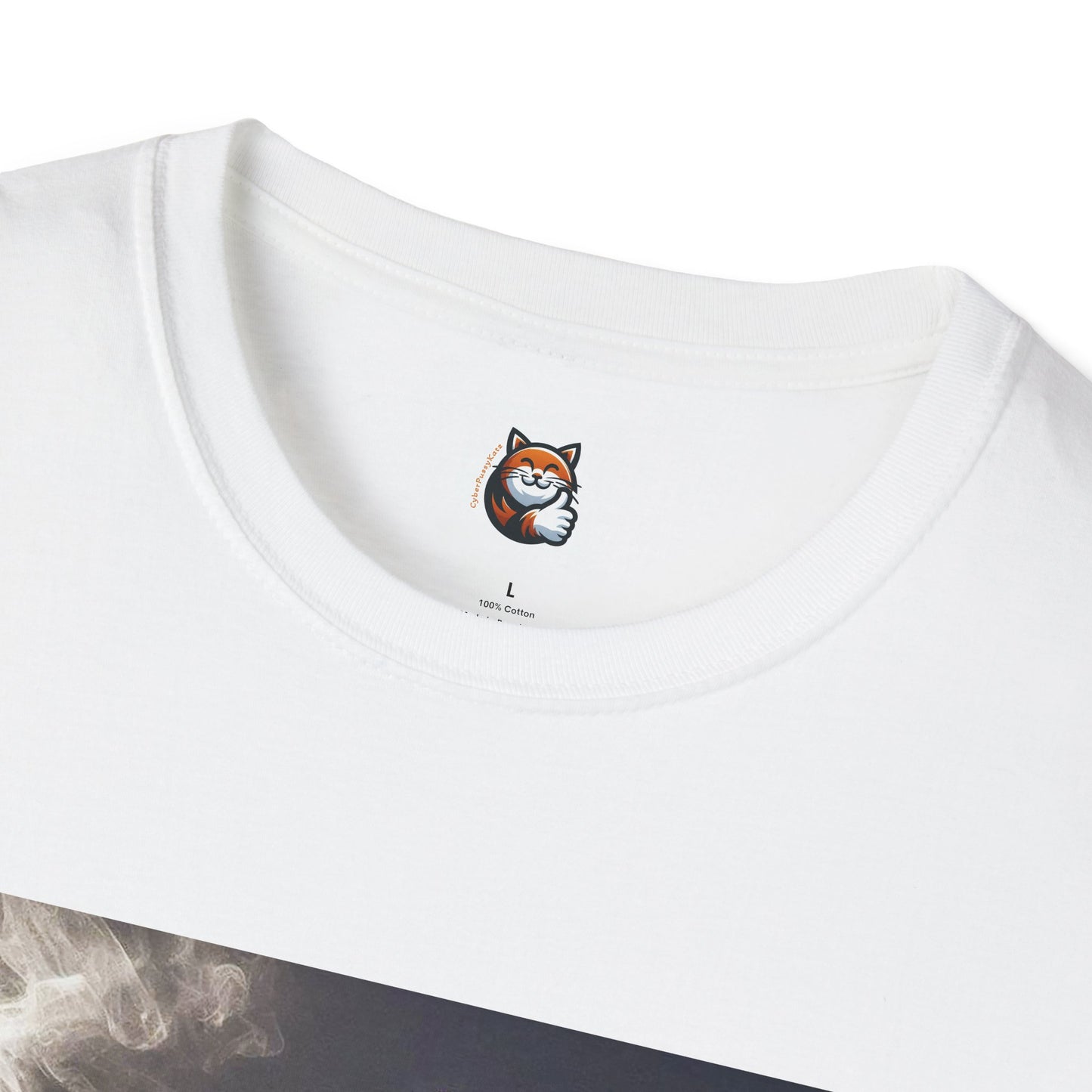 Russian Blue Cat Unisex Softstyle T-Shirt