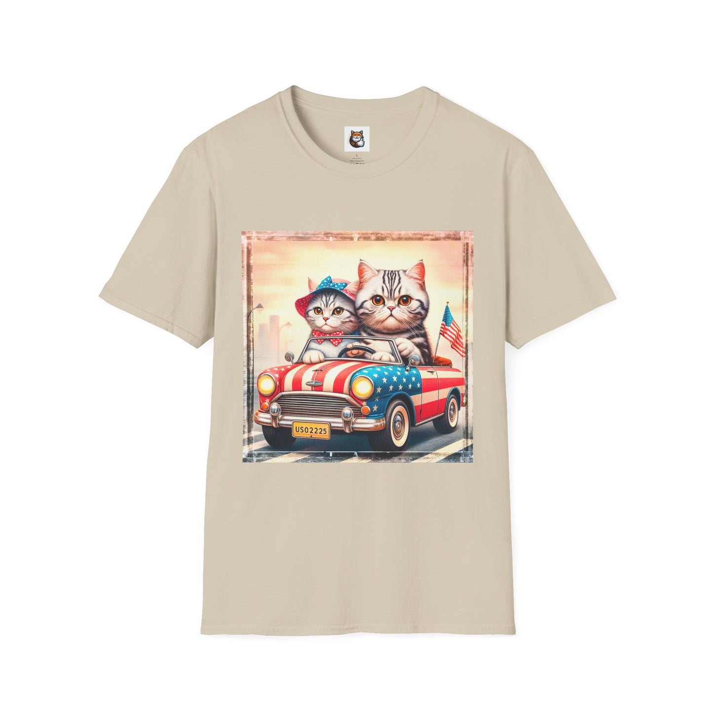 Wacky American Shorthair Unisex Softstyle T-Shirt