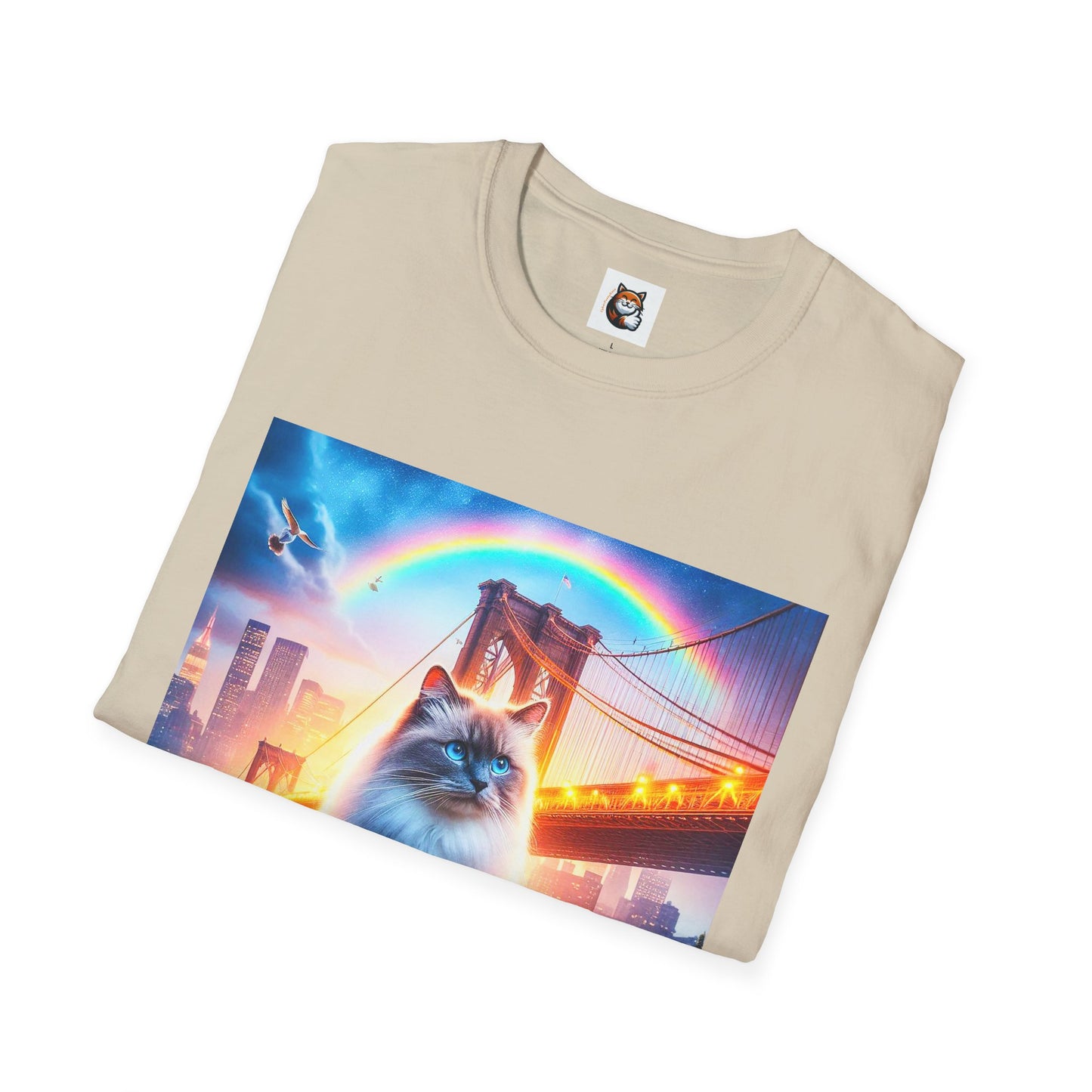 Ragdoll Unisex  rainbow bridge T-Shirt