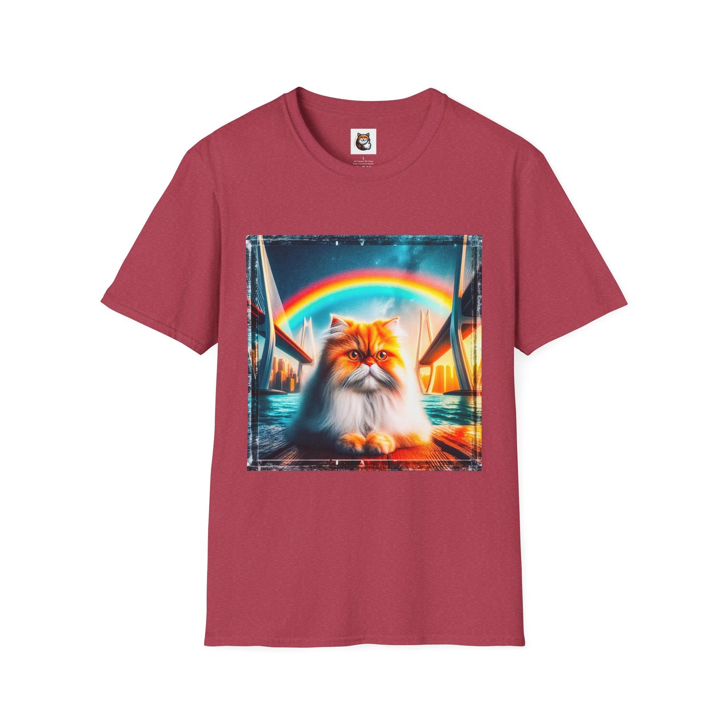 Persian Cat Unisex Softstyle T-Shirt