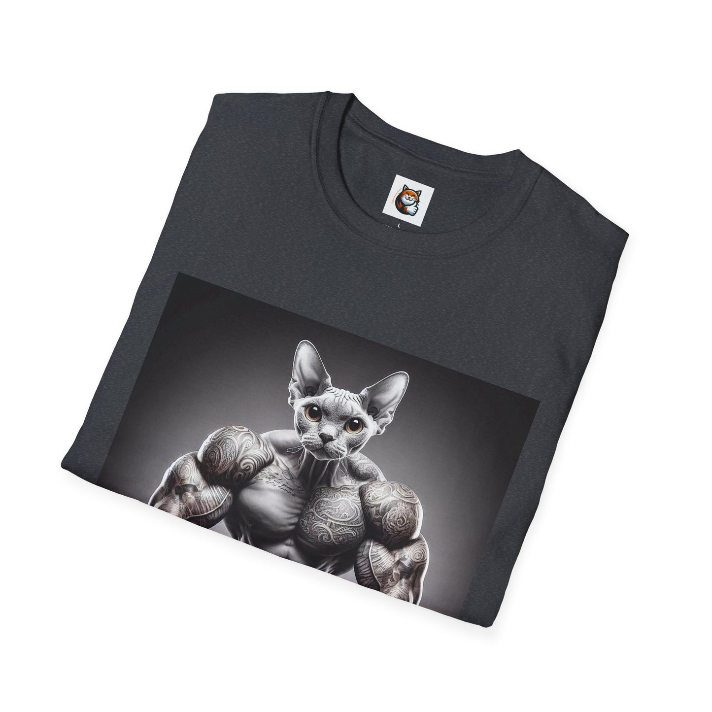 Devon Rex Cat Unisex Softstyle T-Shirt