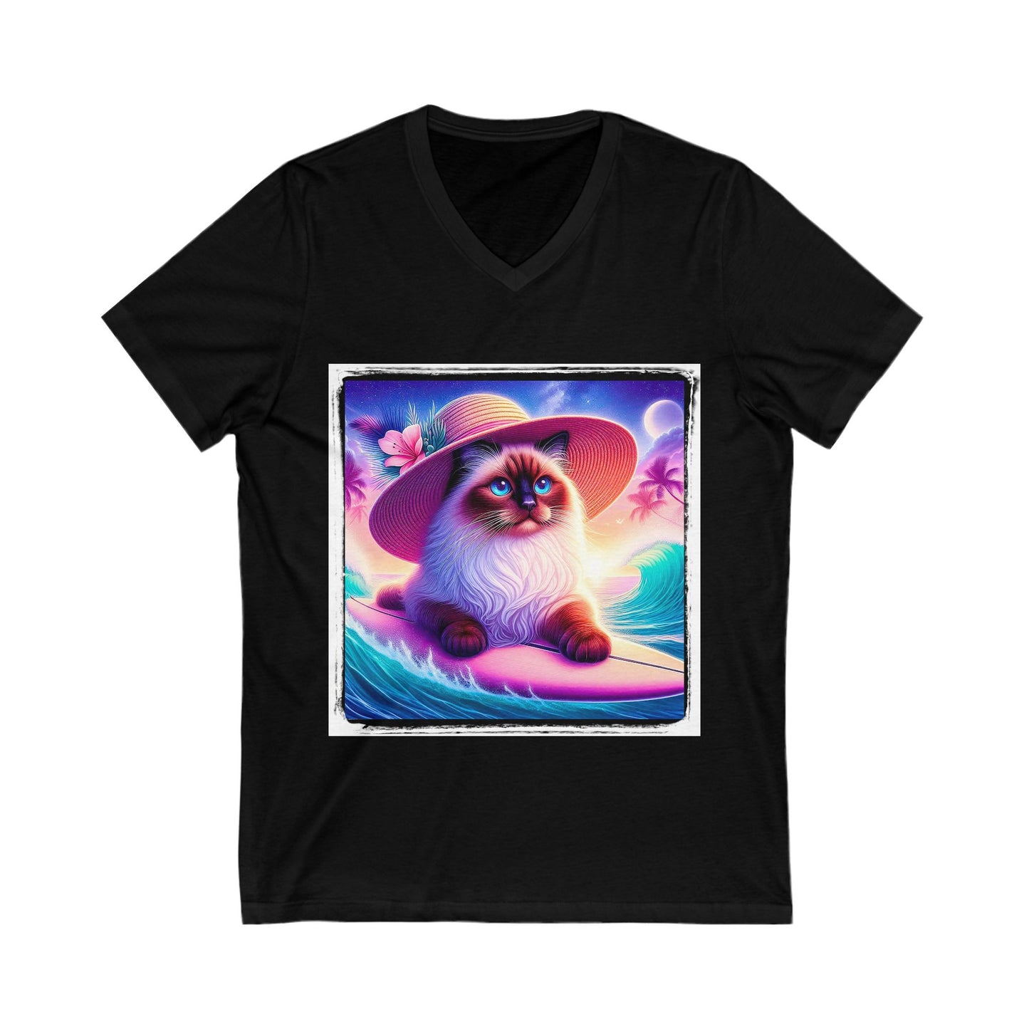 Birman Unisex Jersey Short Sleeve V-Neck Tee