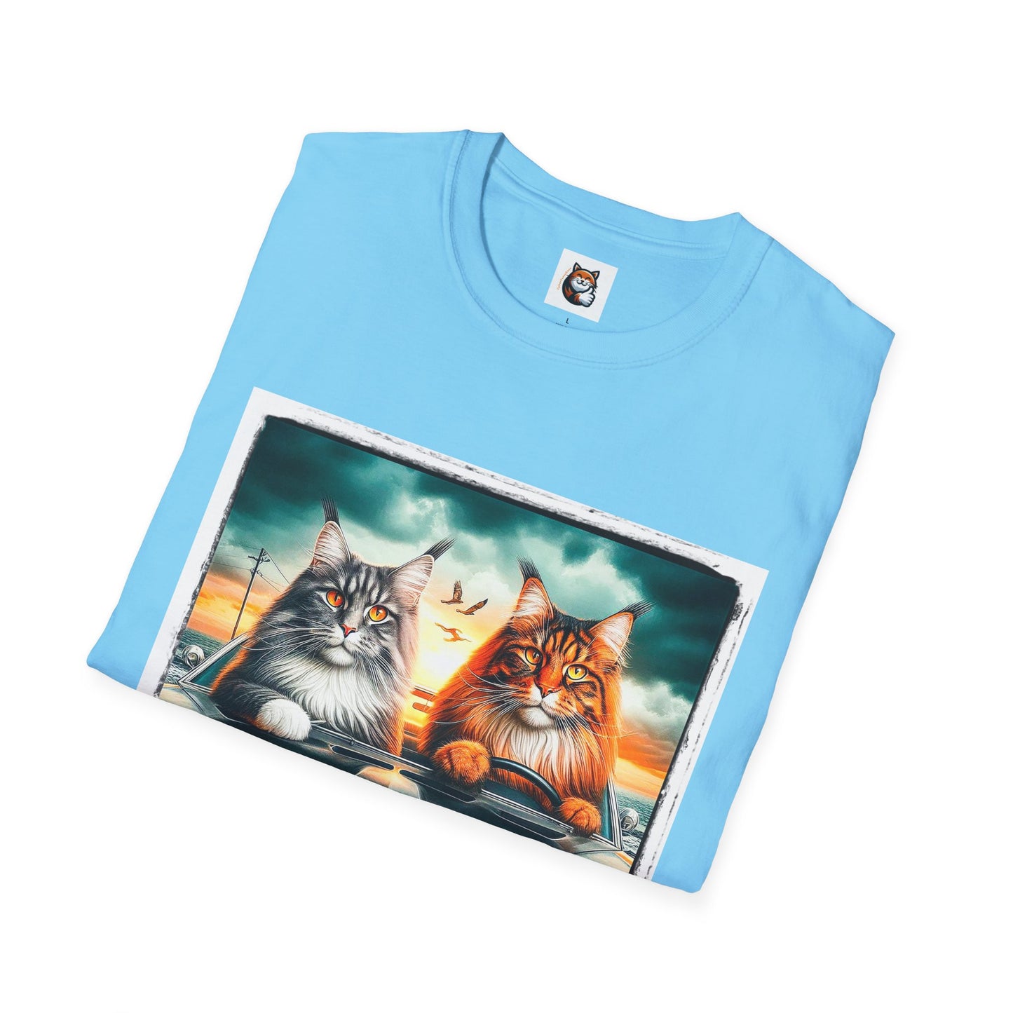 Wacky Maine Coon Unisex Softstyle T-Shirt