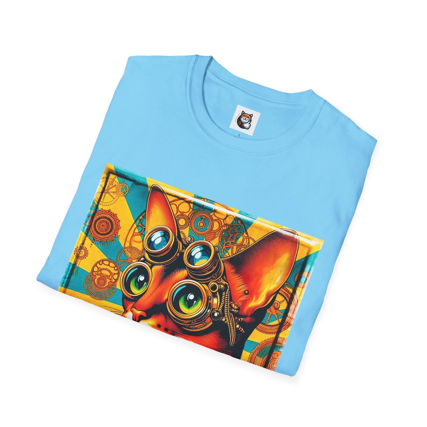 Abyssinian Unisex  steam punk Softstyle T-Shirt