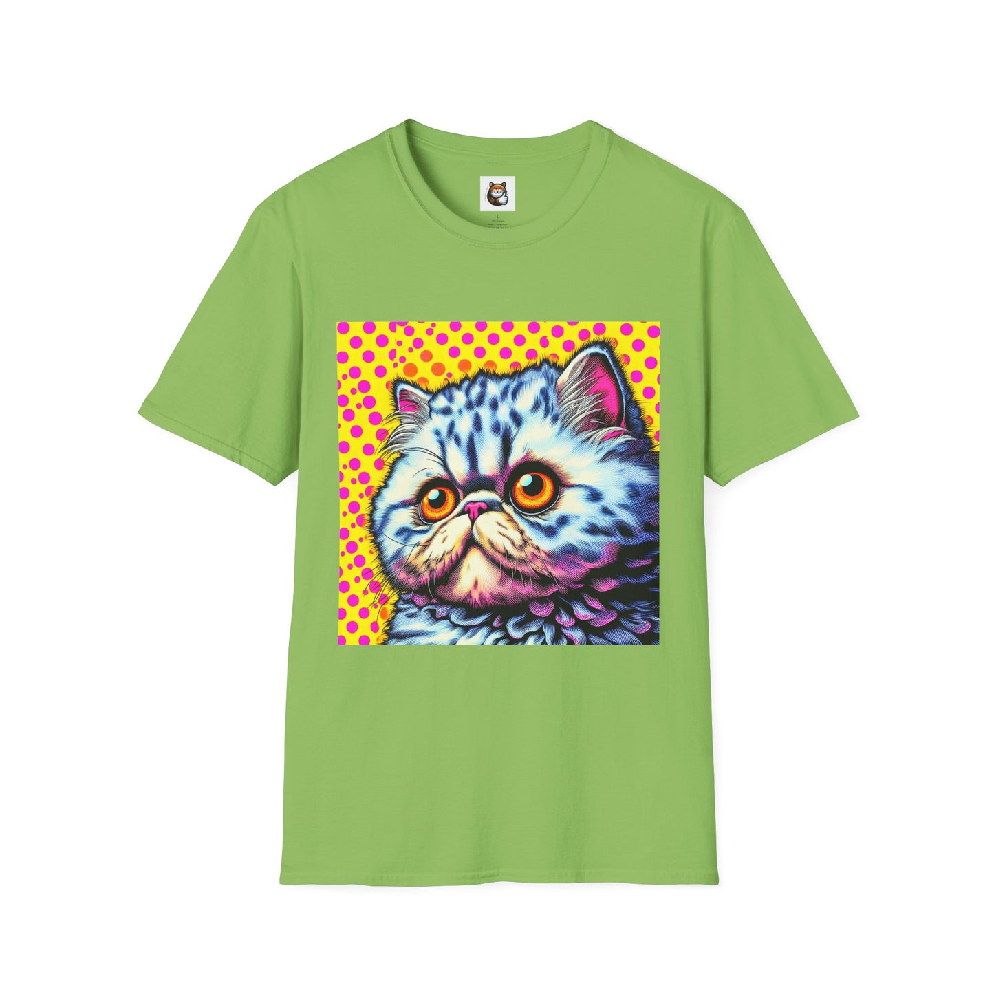 Selkirk Rex Cat T-Shirt comic book cutie