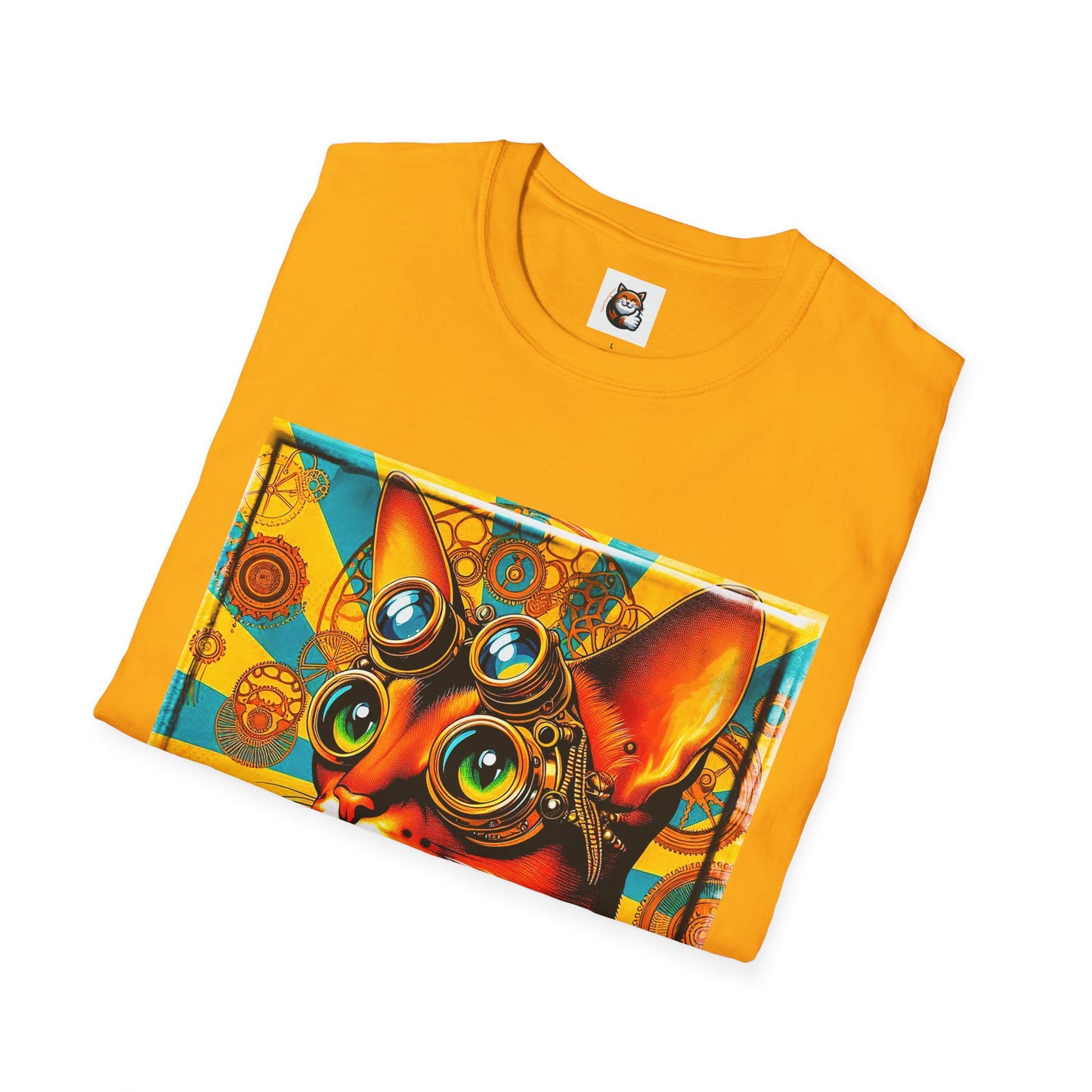 Abyssinian Unisex  steam punk Softstyle T-Shirt