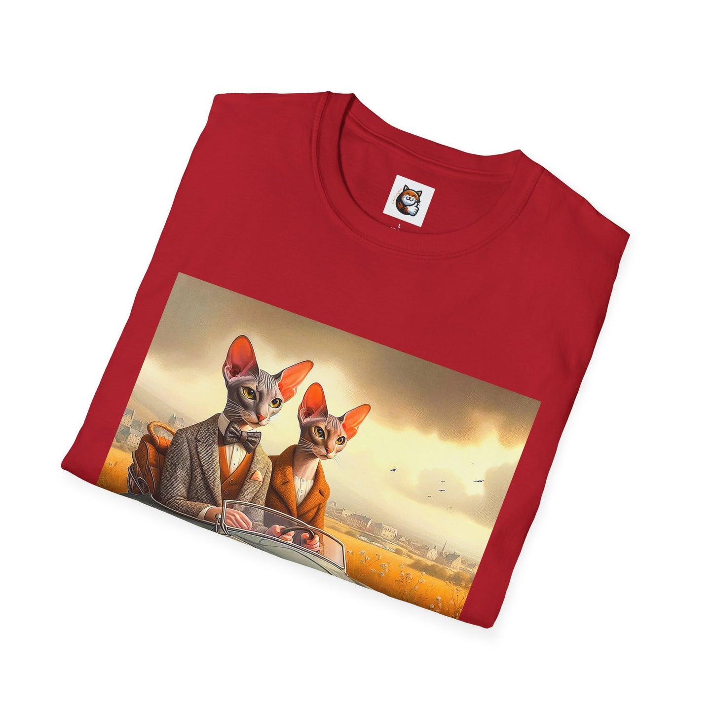Wacky Oriental Shorthair Unisex Softstyle T-Shirt