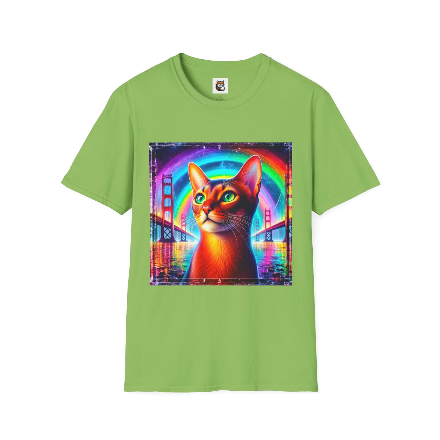 Abyssinian rainbow Softstyle T-Shirt