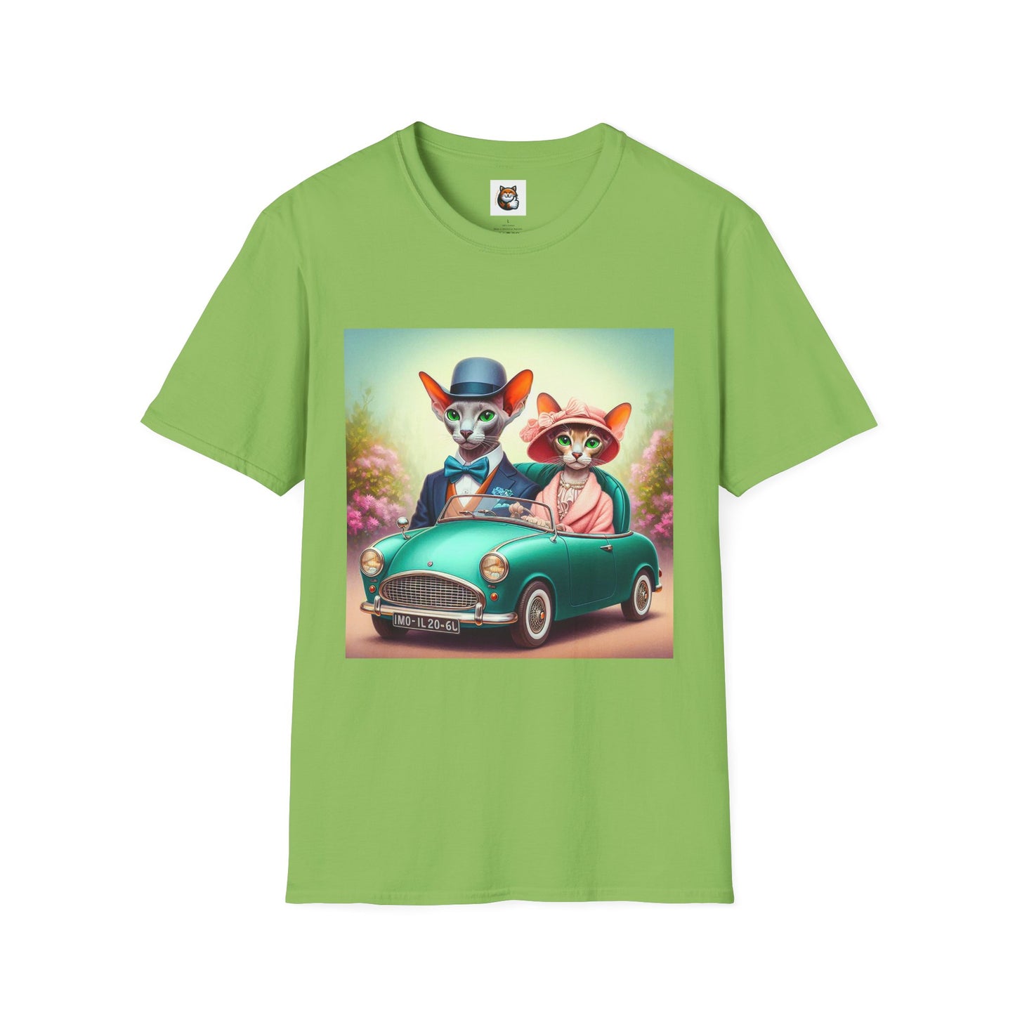 Wacky Oriental Shorthair Unisex Softstyle T-Shirt