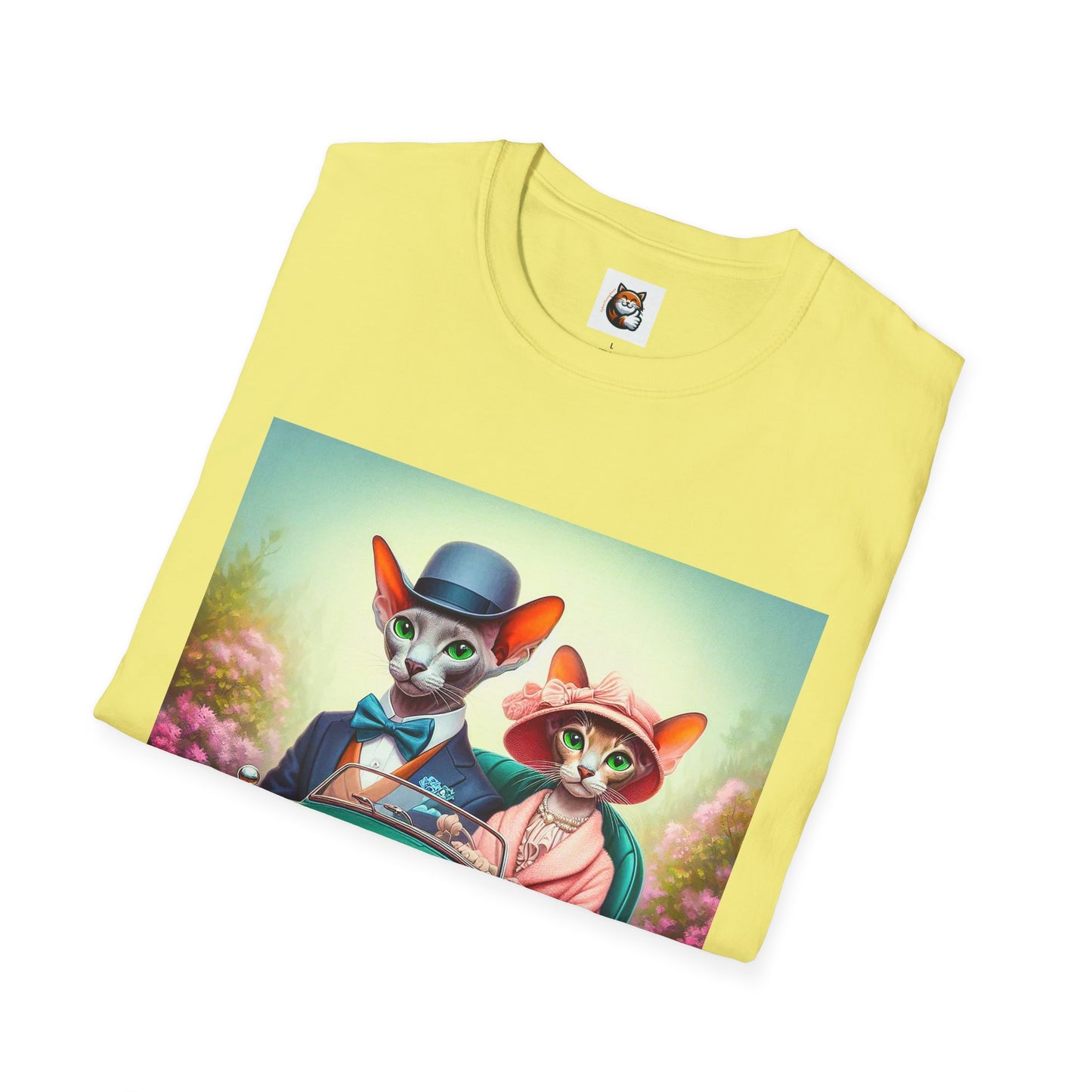 Wacky Oriental Shorthair Unisex Softstyle T-Shirt