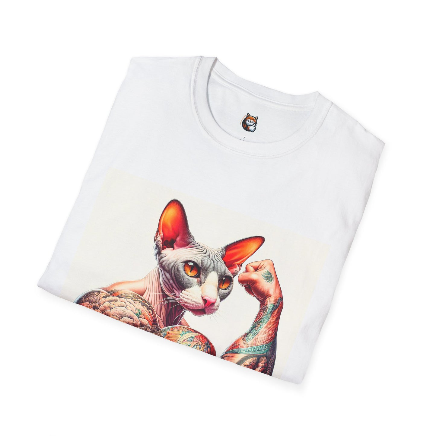 Cornish Rex Cat muscles  T-Shirt