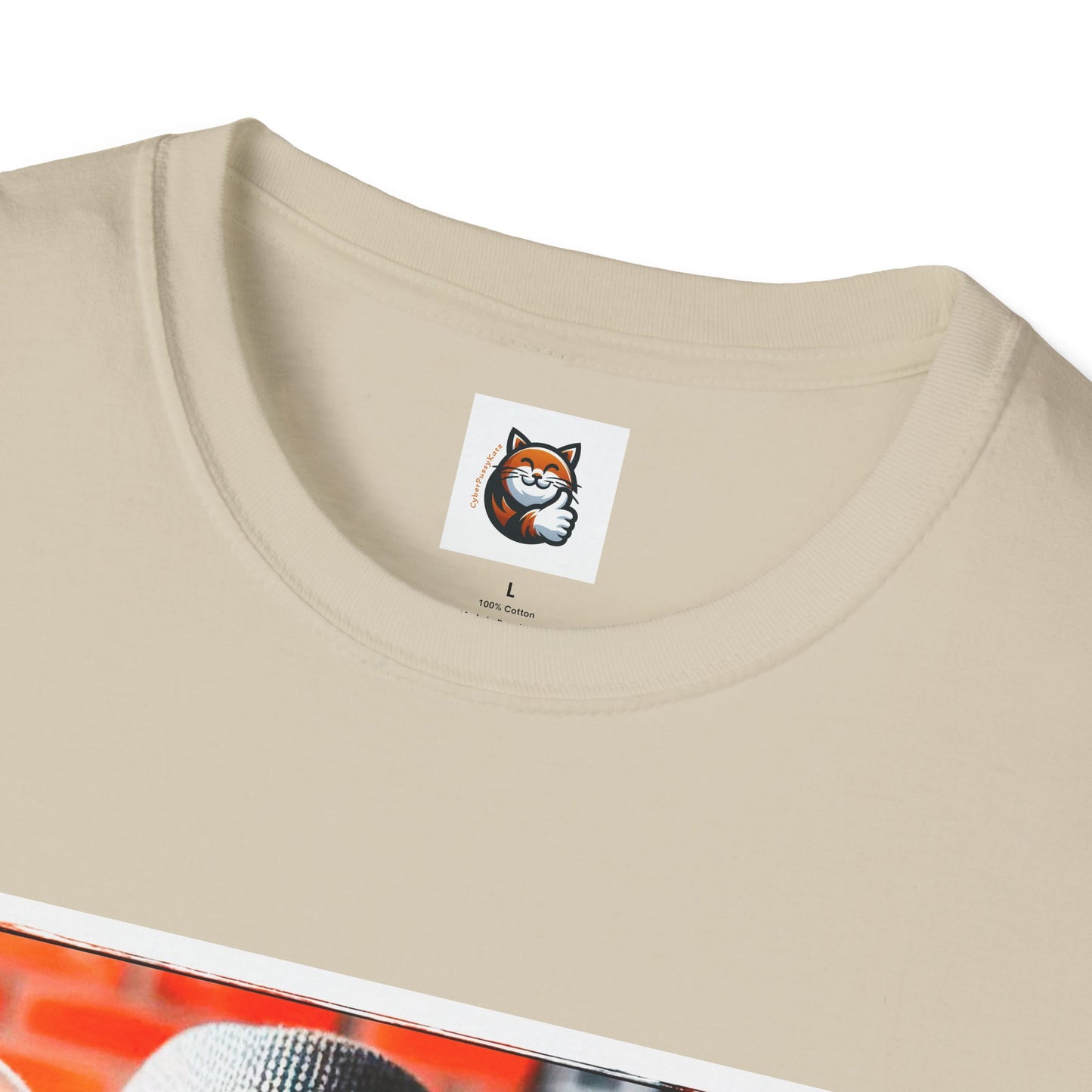 Devon Rex Cat hat and tie Softstyle T-Shirt