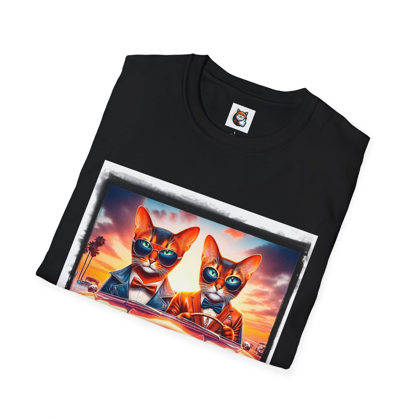 Wacky car driving Unisex Softstyle T-Shirt