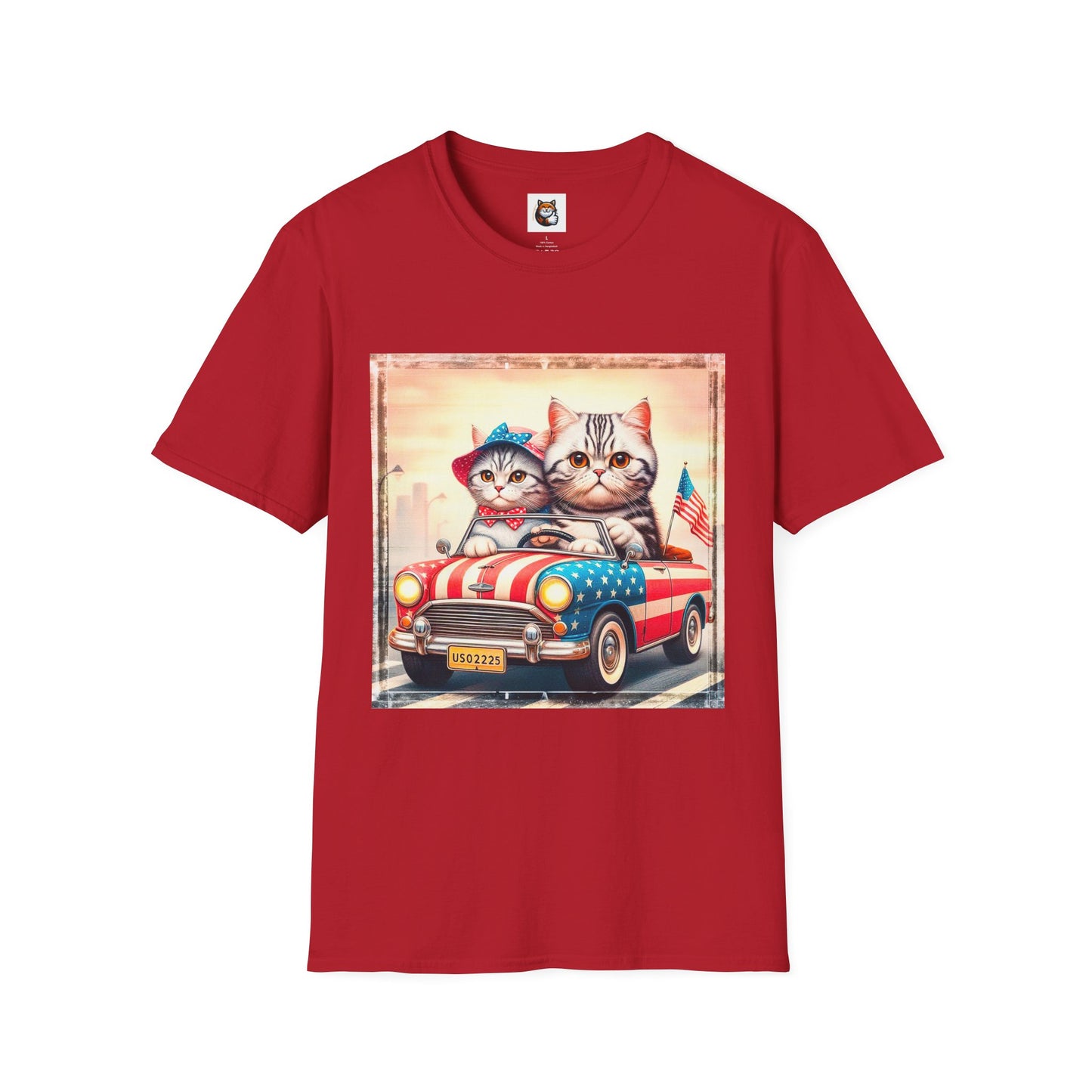 Wacky American Shorthair Unisex Softstyle T-Shirt