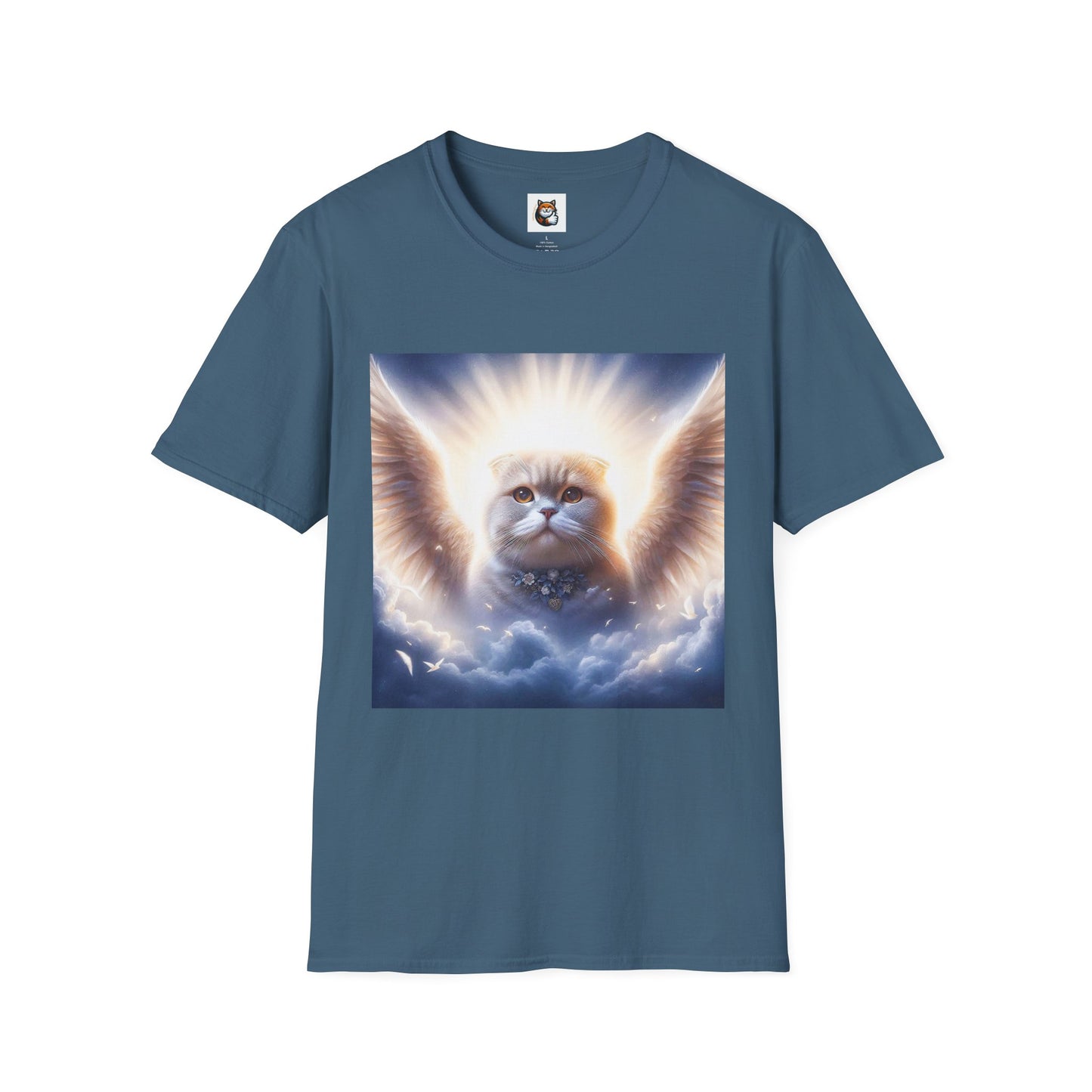 Scottish Fold Cat pretty Angel   T-Shirt