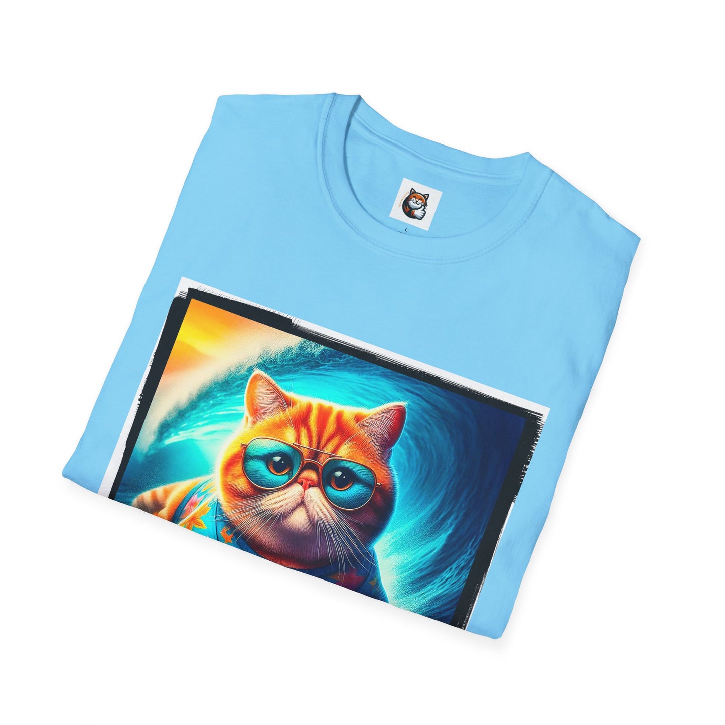 Exotic Shorthair Cat Unisex Softstyle T-Shirt