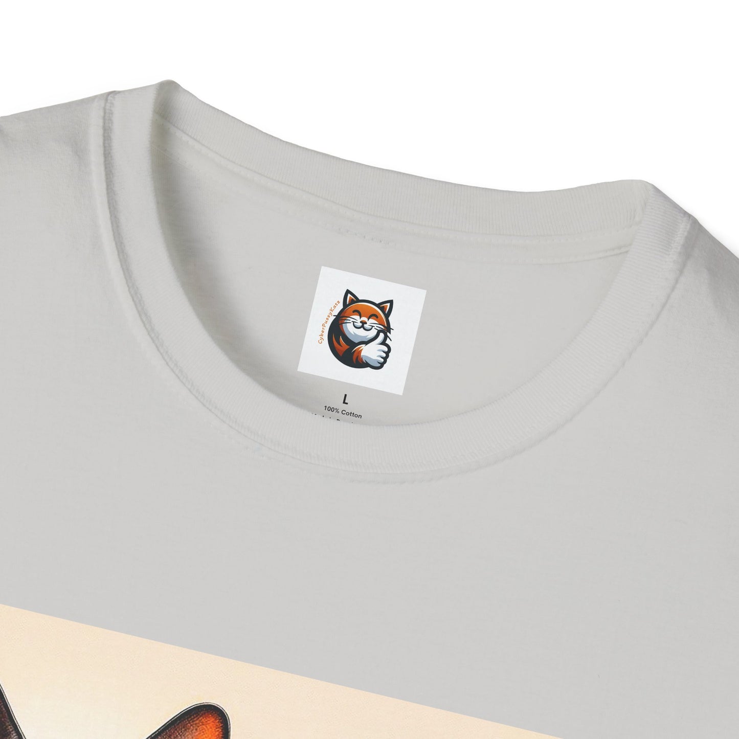 Wacky  Devon Rex Cool cats  Unisex Softstyle T-Shirt