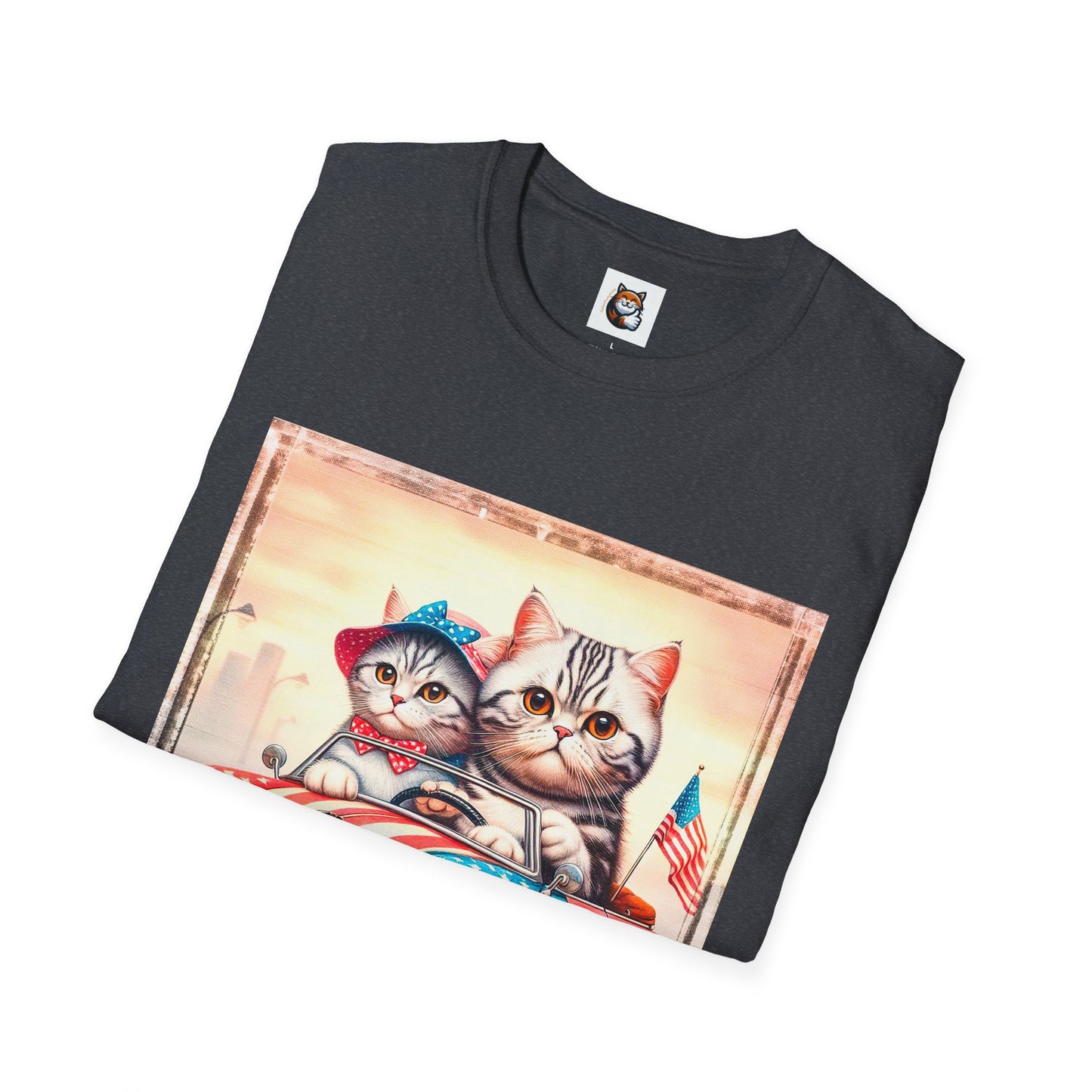Wacky American Shorthair Unisex Softstyle T-Shirt