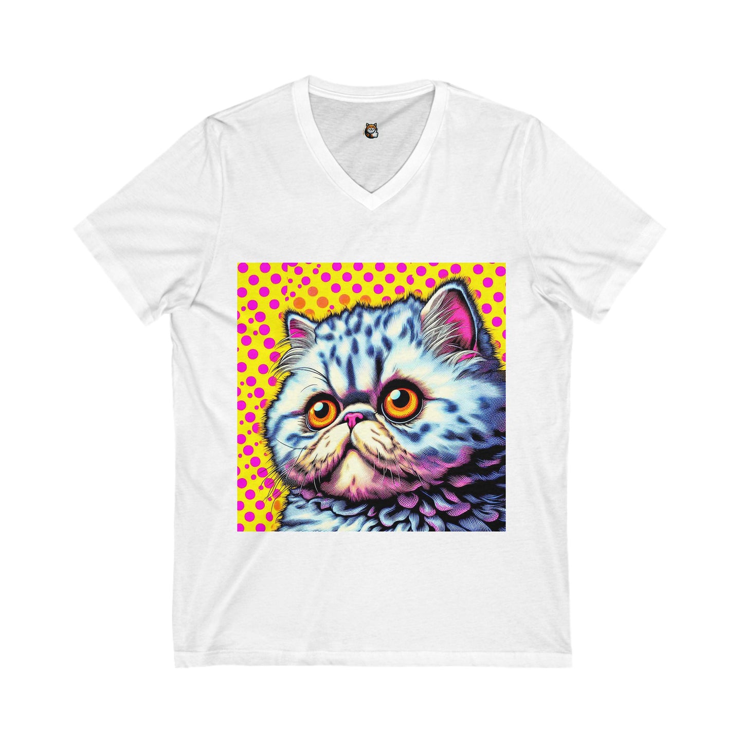 - Selkirk Rex  V-Neck comic book cutie
