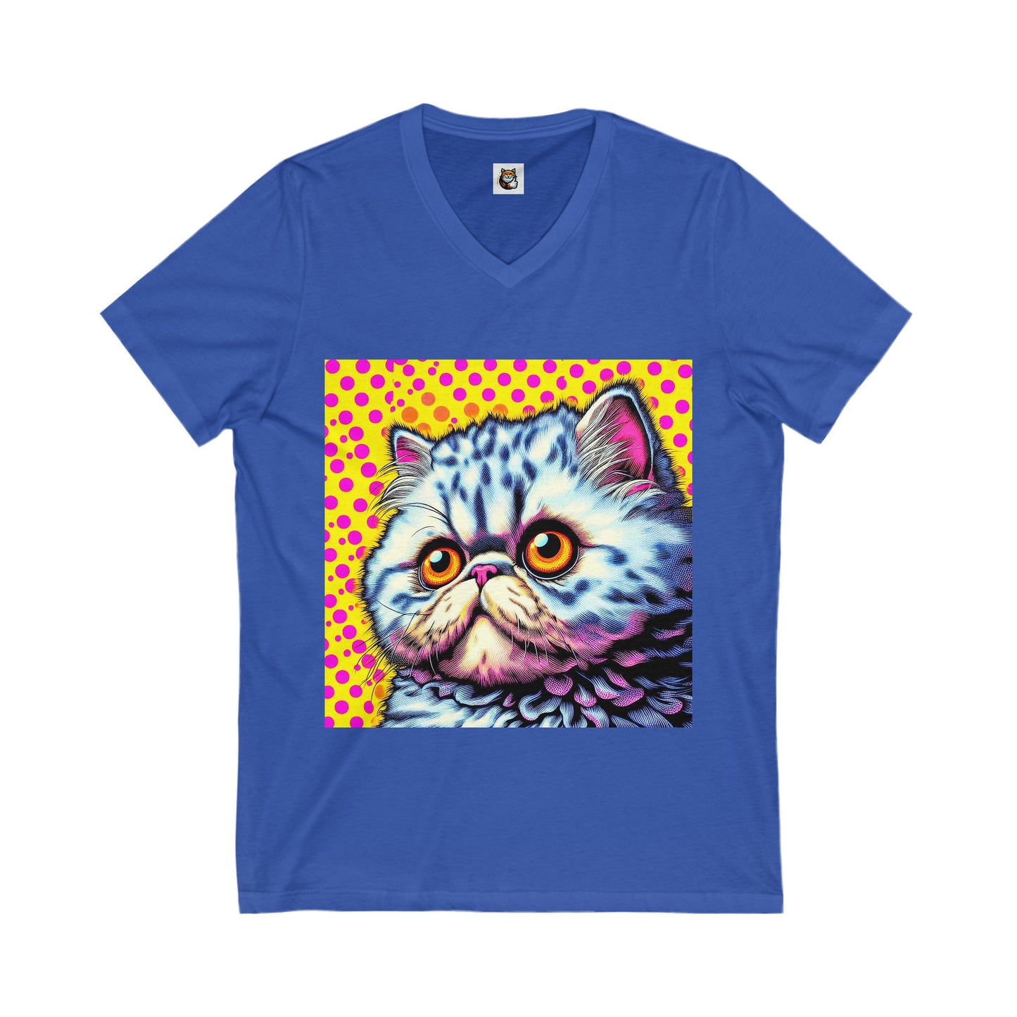 - Selkirk Rex  V-Neck comic book cutie