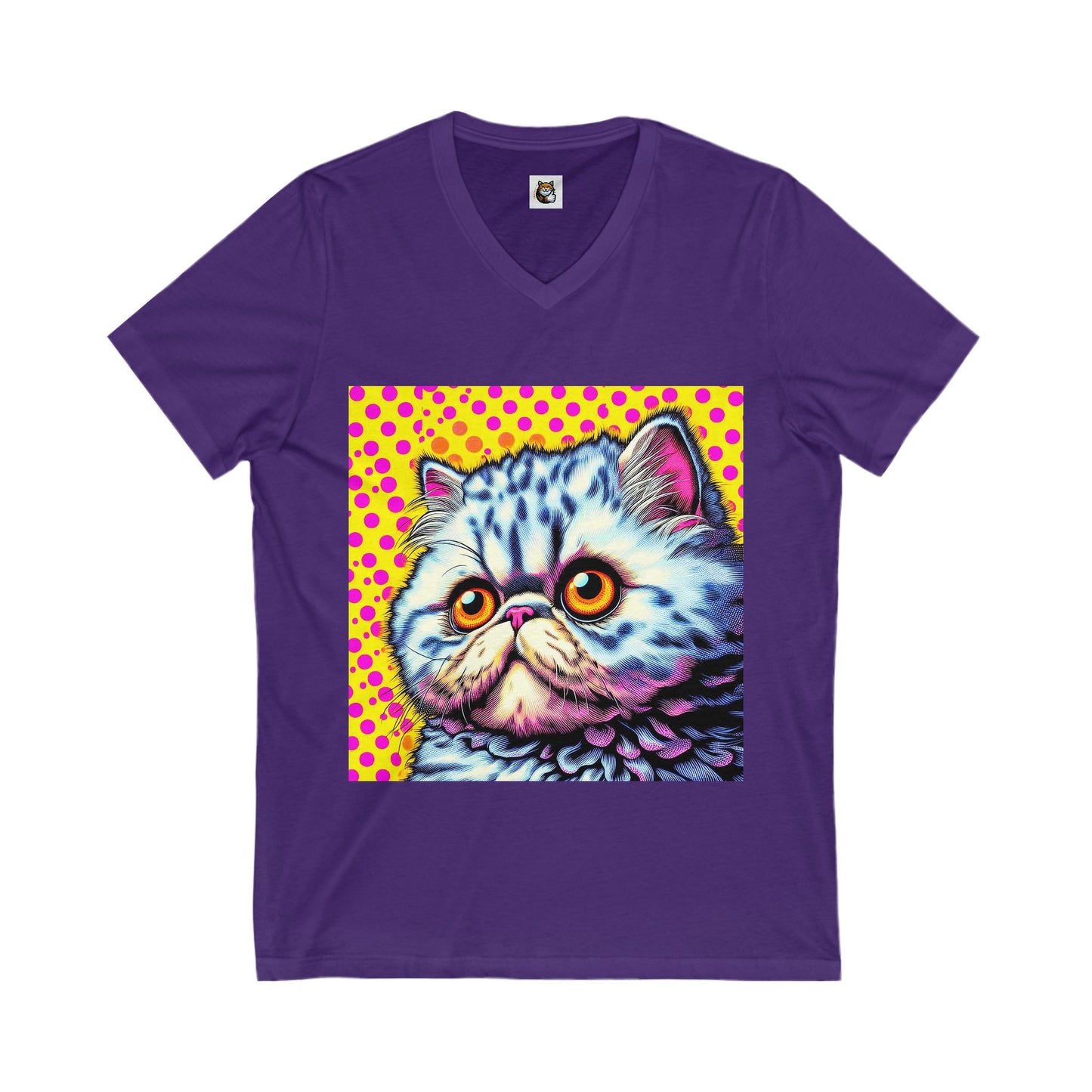 - Selkirk Rex  V-Neck comic book cutie