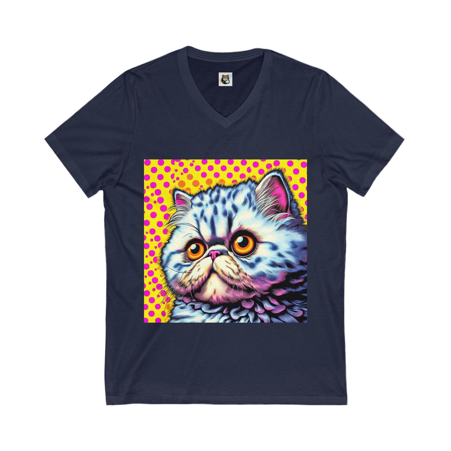 - Selkirk Rex  V-Neck comic book cutie