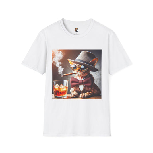 Devon Rex Cat Unisex Softstyle T-Shirt