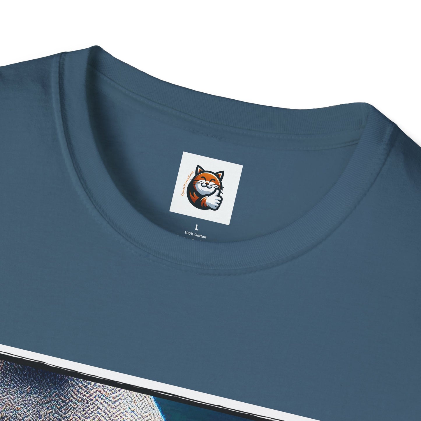 Devon Rex Cat smoking Softstyle T-Shirt