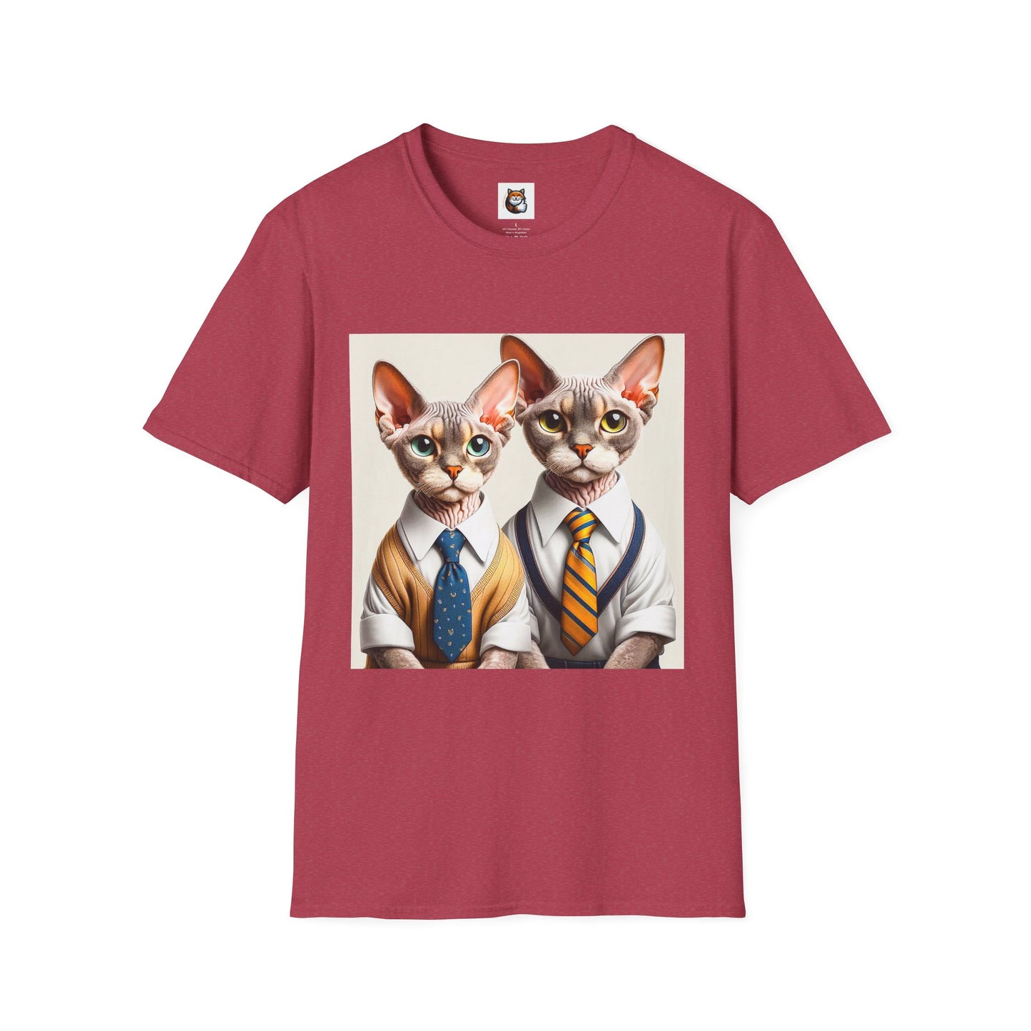Devon Rex Cat suits Softstyle T-Shirt