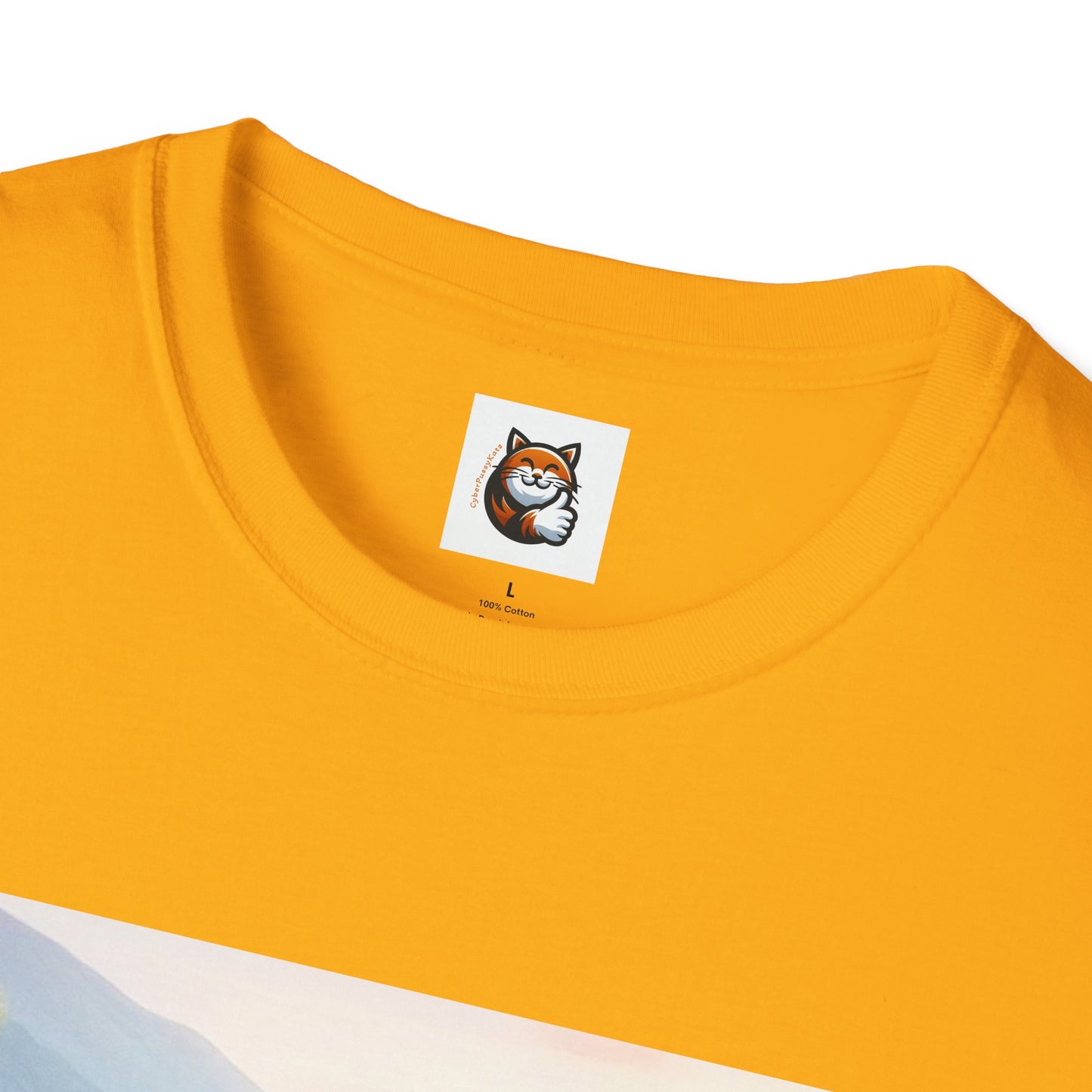 Wacky Norwegian Forest Cat Unisex Softstyle T-Shirt