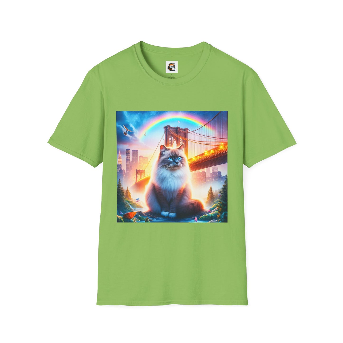 Ragdoll Unisex  rainbow bridge T-Shirt