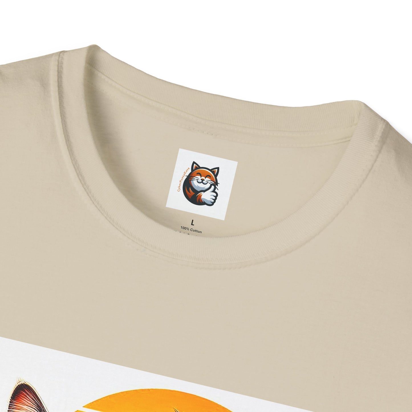 British Shorthair surfing Softstyle T-Shirt
